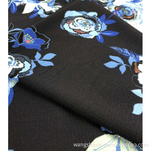 print fabric bubble tea polyester spandex dress fabric